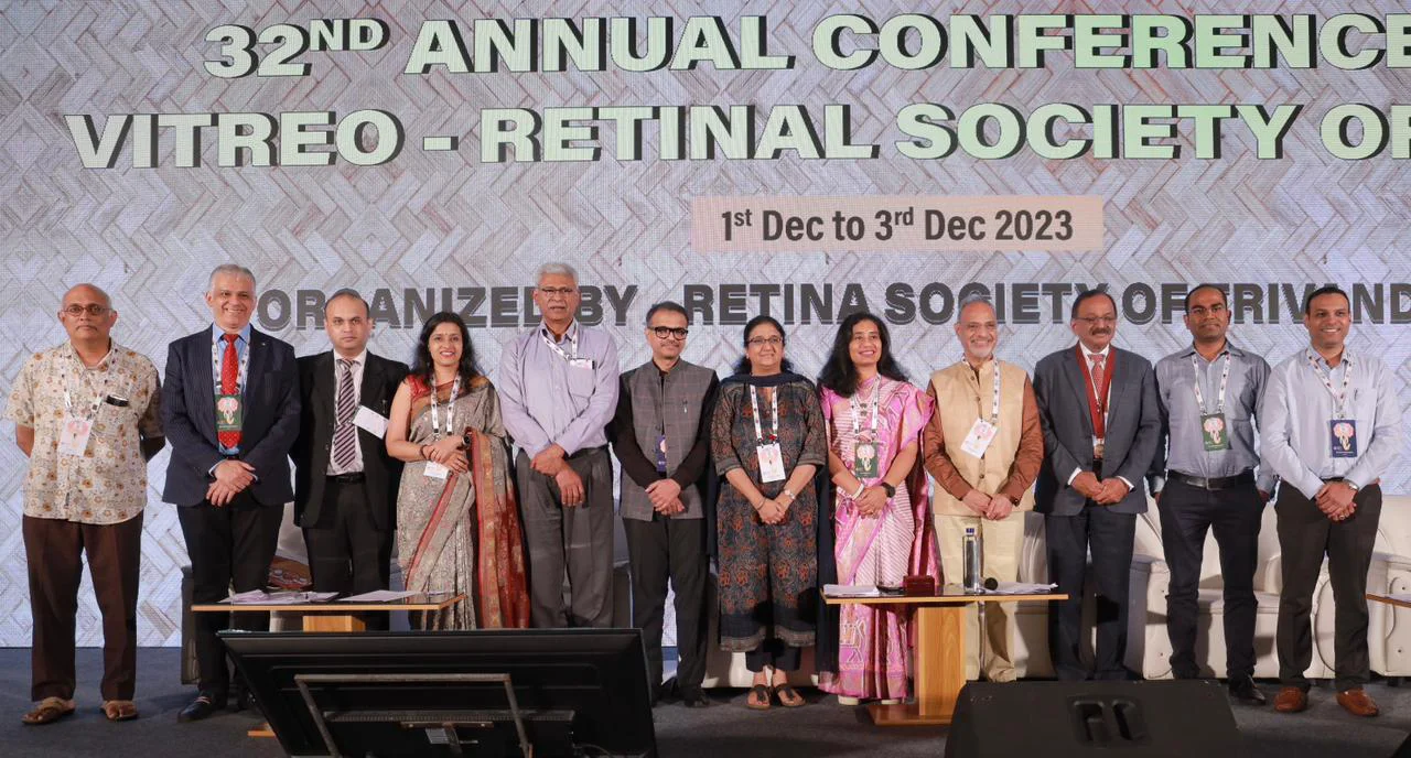 Dr. Rajeev Jain at the 32nd annual conference of the Vitreoretina Society of India